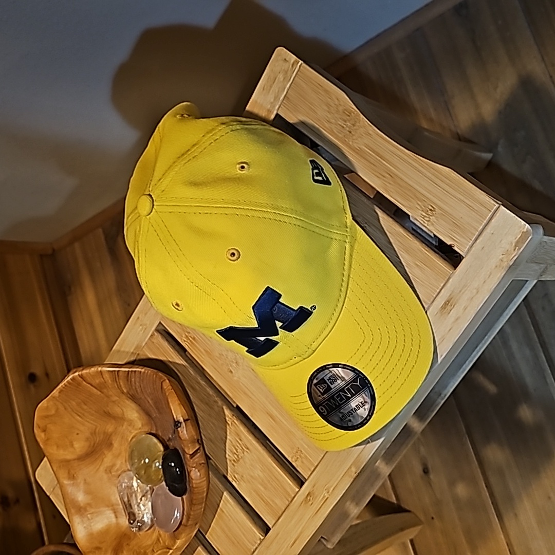 Mens Adjustable Brand New Michigan Wolverines New Era Hat